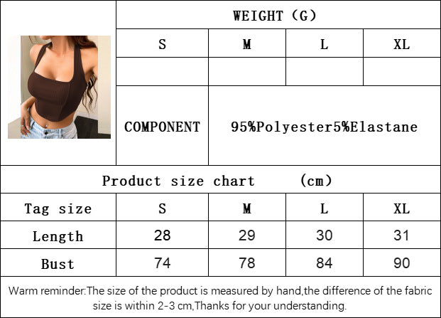 New 2025 women's sexy hot girl fashion halter neck irregular hem vest