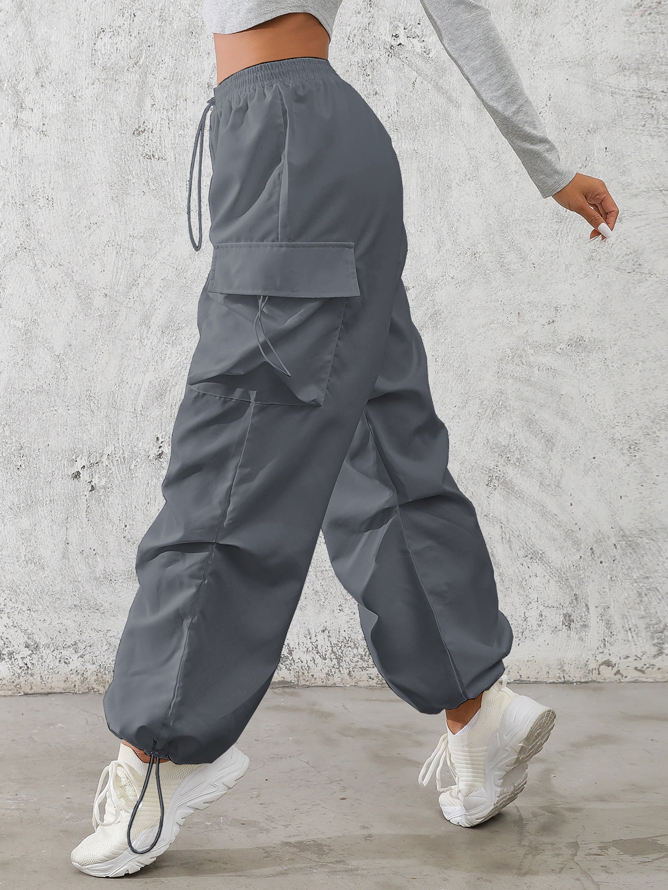 New summer American style drawstring new fashion casual cuffs overalls