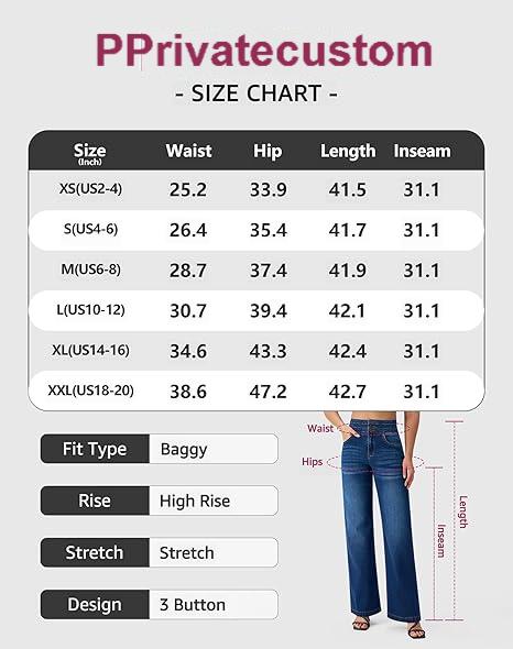 Women's straight jeans washed ripped non-elastic wide-leg trousers
